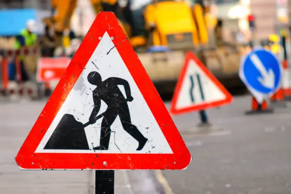 Road Works on Alma Road